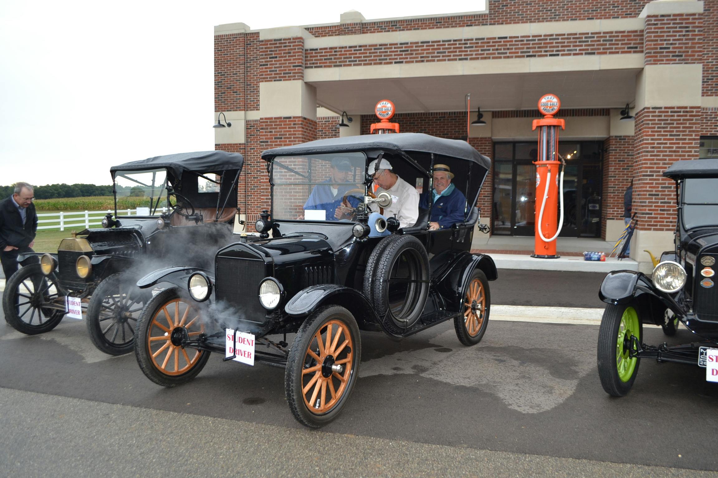 Ford Model T warming up