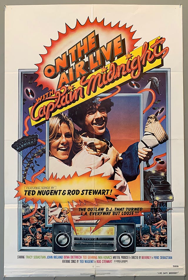 Captain Midnight 1979 van poster brochure ad art