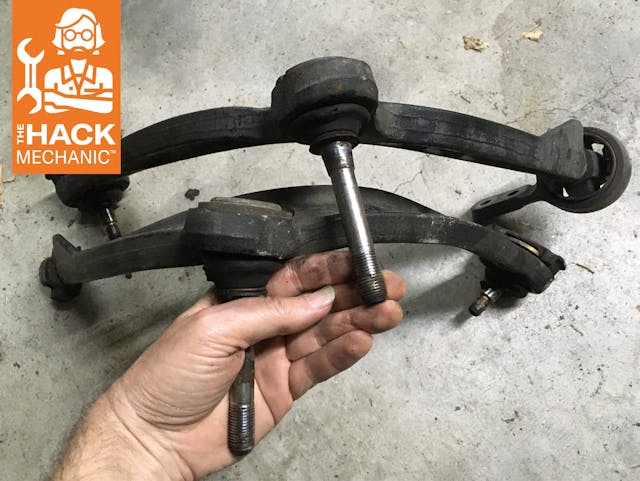 Suspension upper control arms hack mechanic