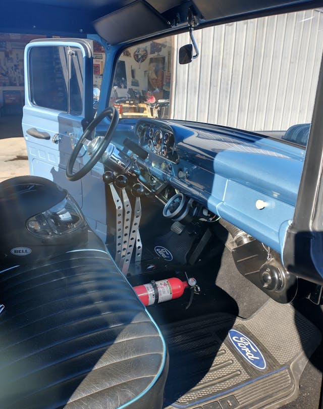 1959 F100 street rod interior