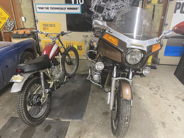 Honda SL125 and Goldwing