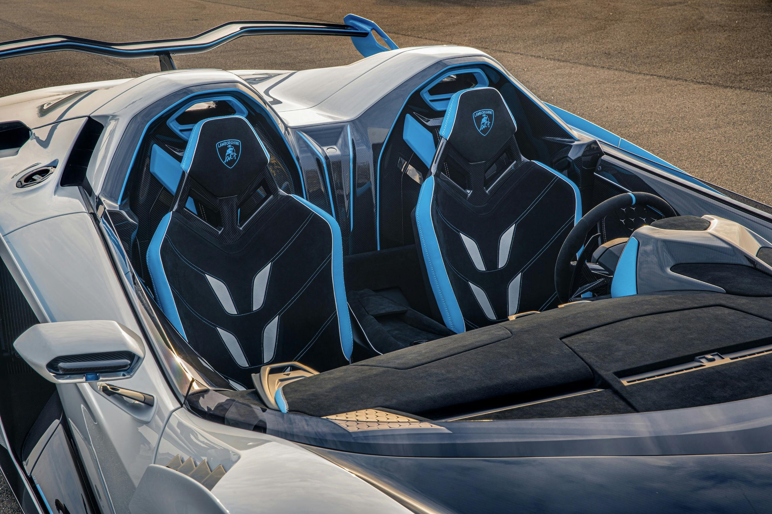 Lamborghini SC20 seat accents
