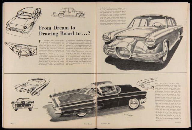 McKinley Thompson - 1953 Motor Trend contest winner