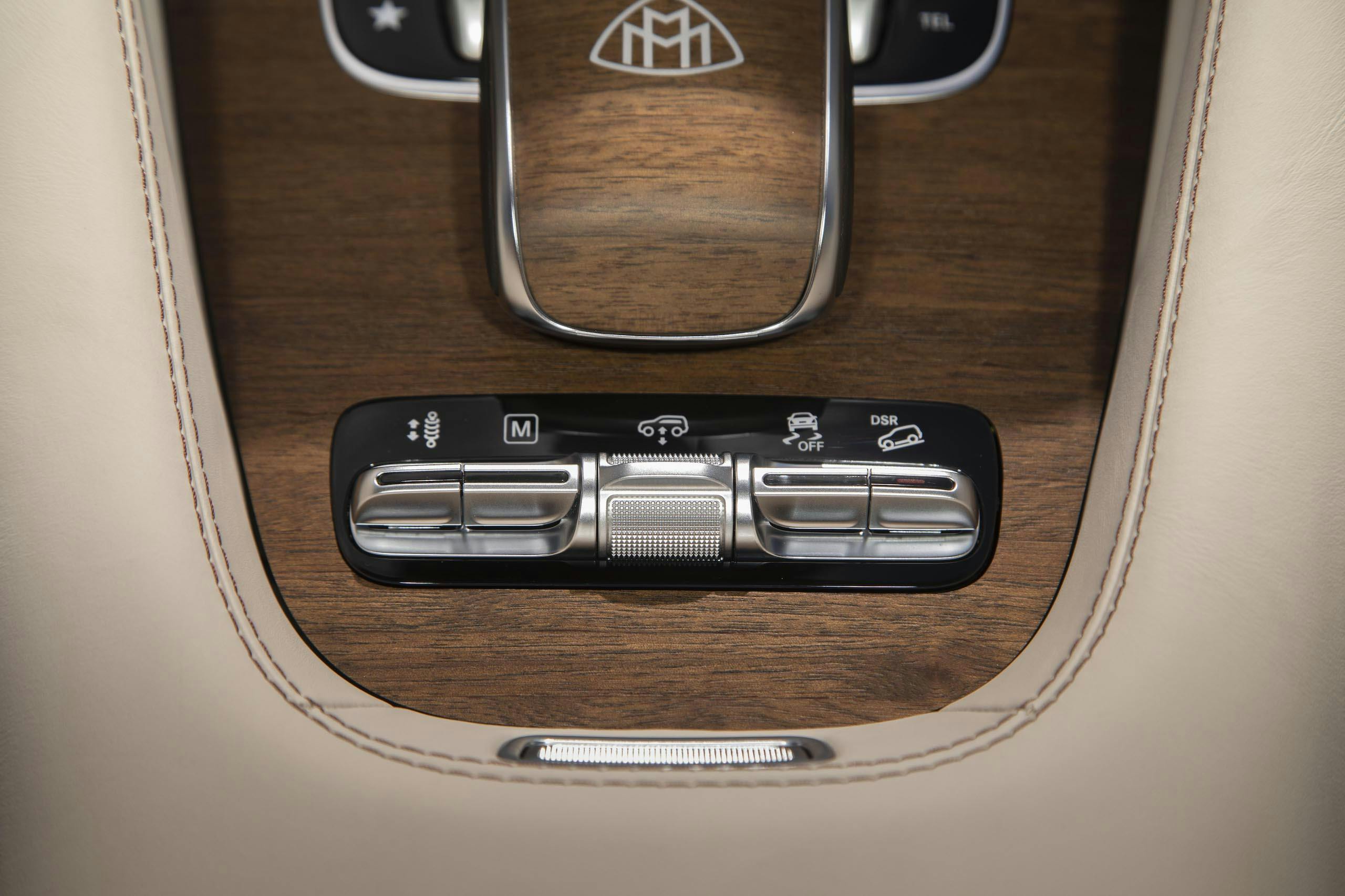 Mercedes-Maybach GLS 600 center console detail