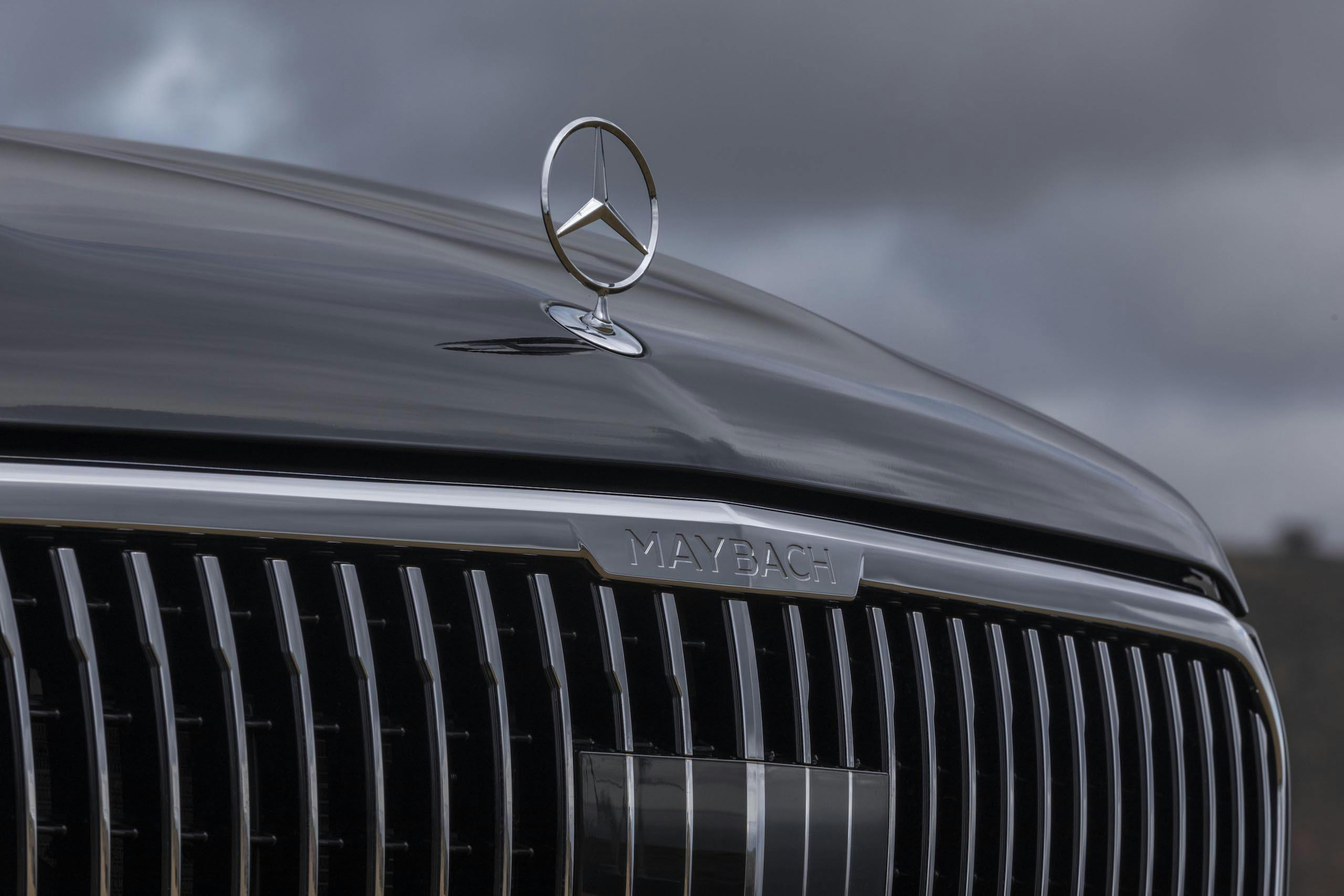 Mercedes-Maybach GLS 600 front grilled and emblem detail