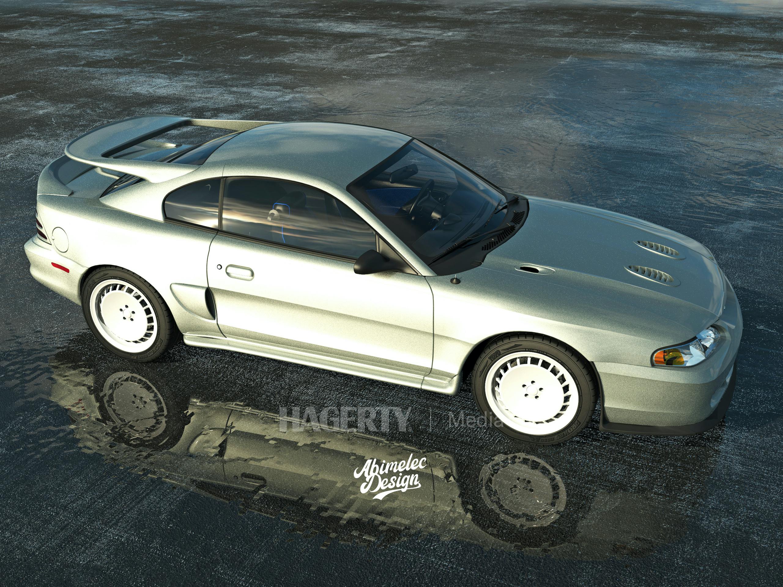 Mustang Cosworth silver