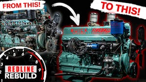Greasy to gorgeous: Buick Straight 8 Fireball engine rebuild time-lapse | Redline Rebuild