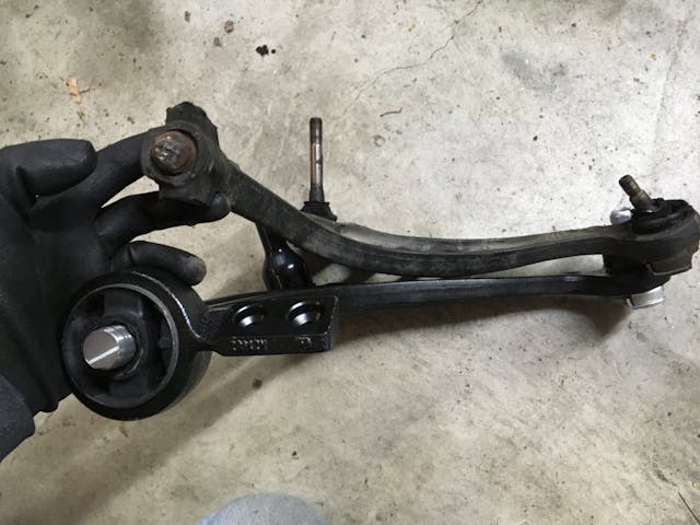 Rob Siegel - Curb override - BMW Z3 twisted control arm