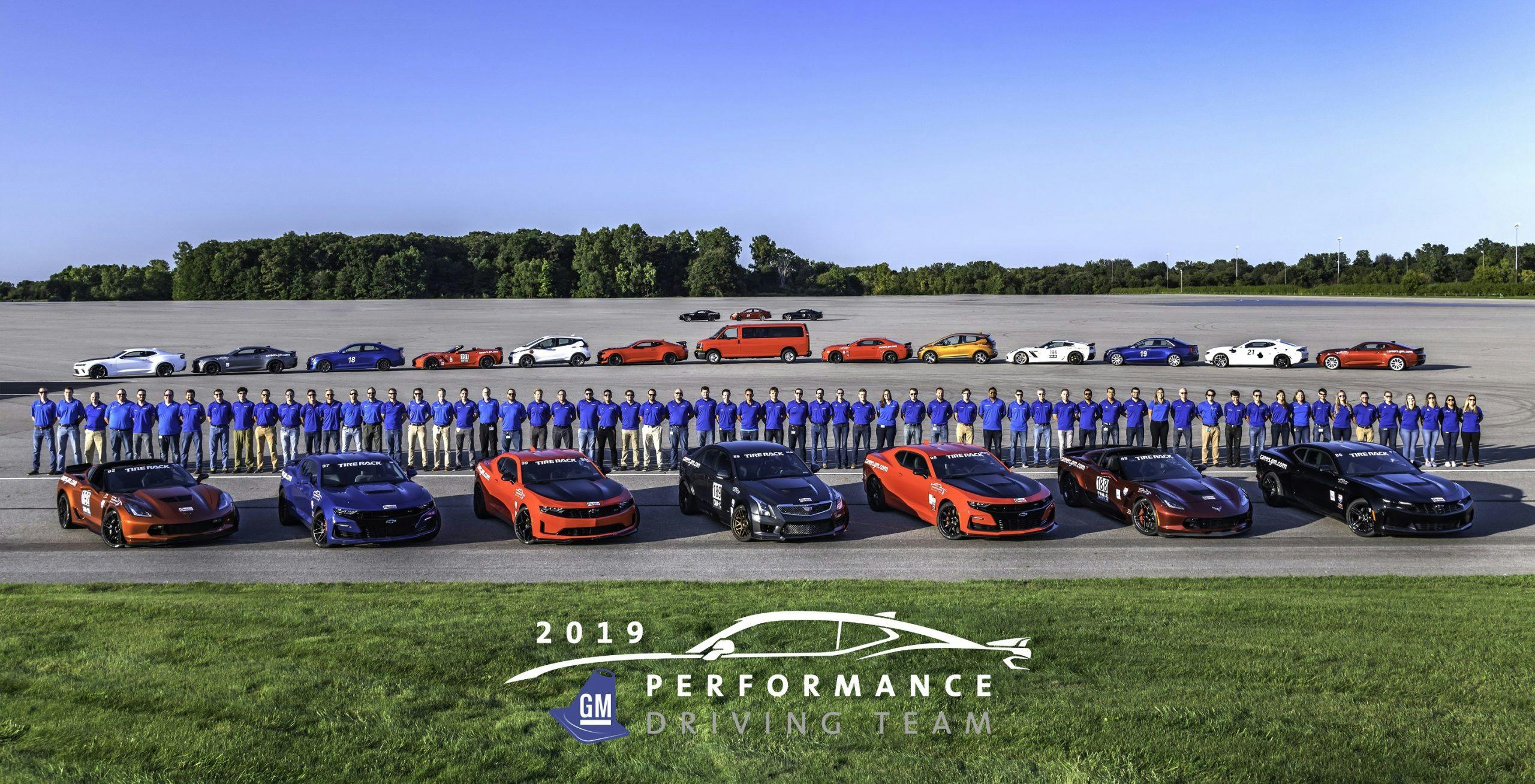 GM Performance driving team group