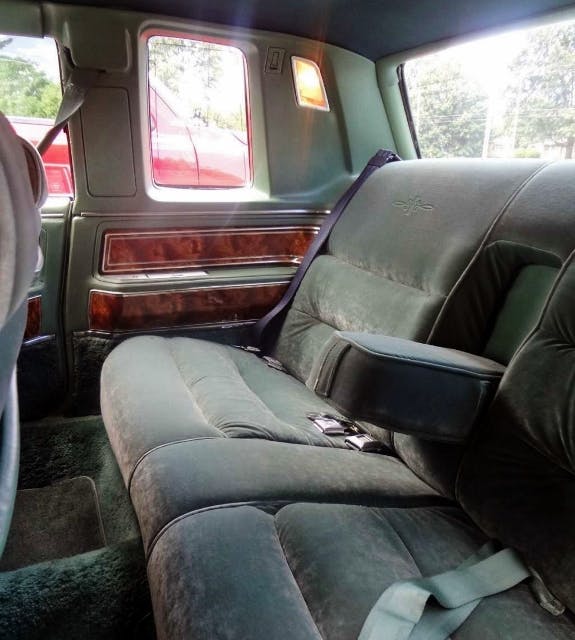 1981 lincoln town car signature interior back seat