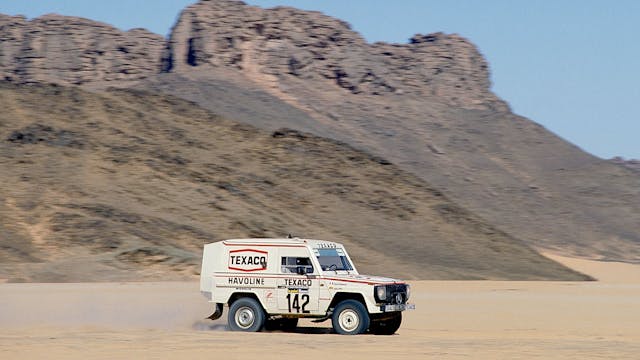 mercedes g wagen texaco dakar ickx