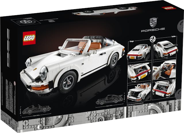 Lego Porsche 911 two-in-one set Targa Turbo box