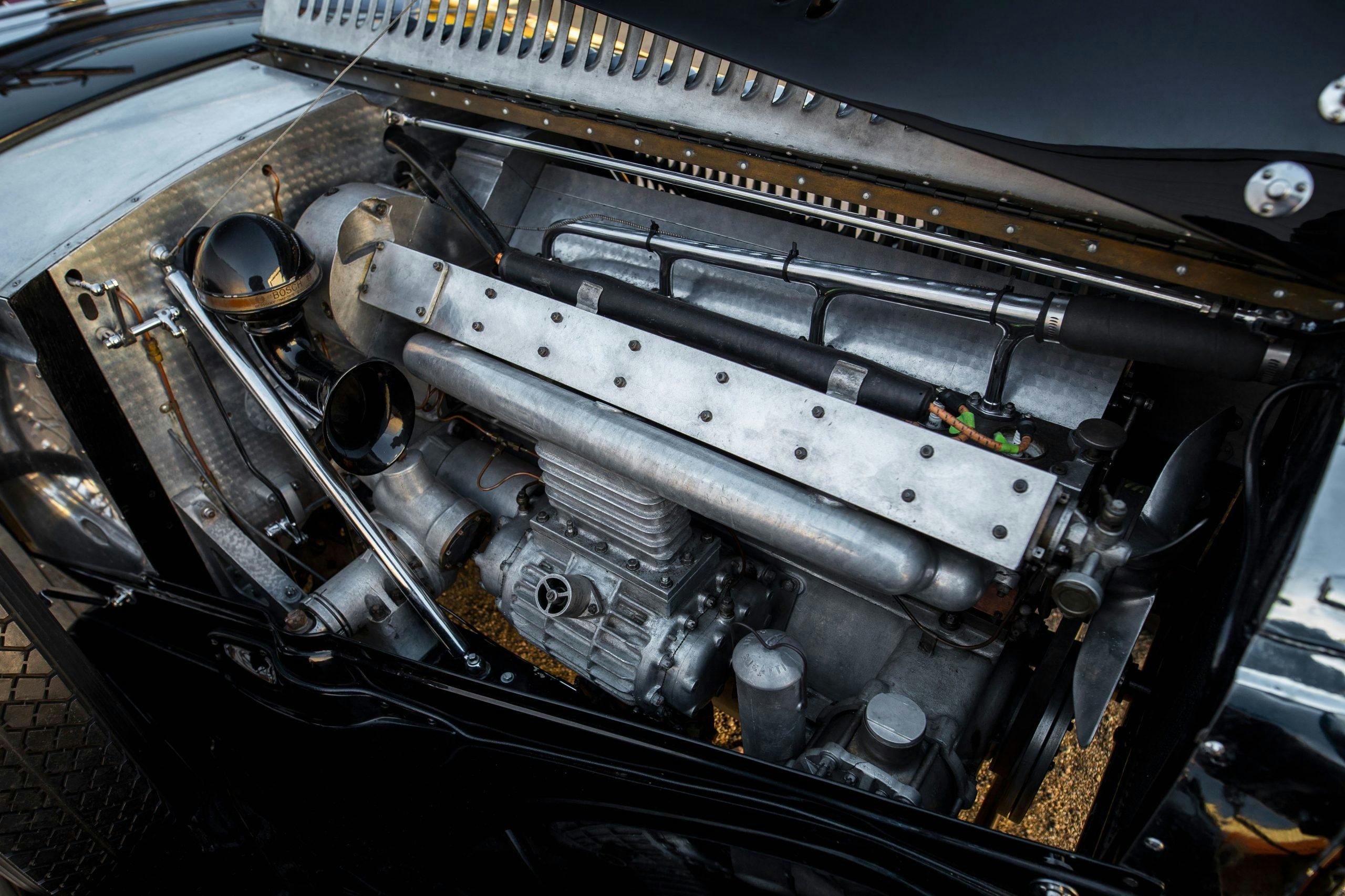 Bugatti Type 57SC engine