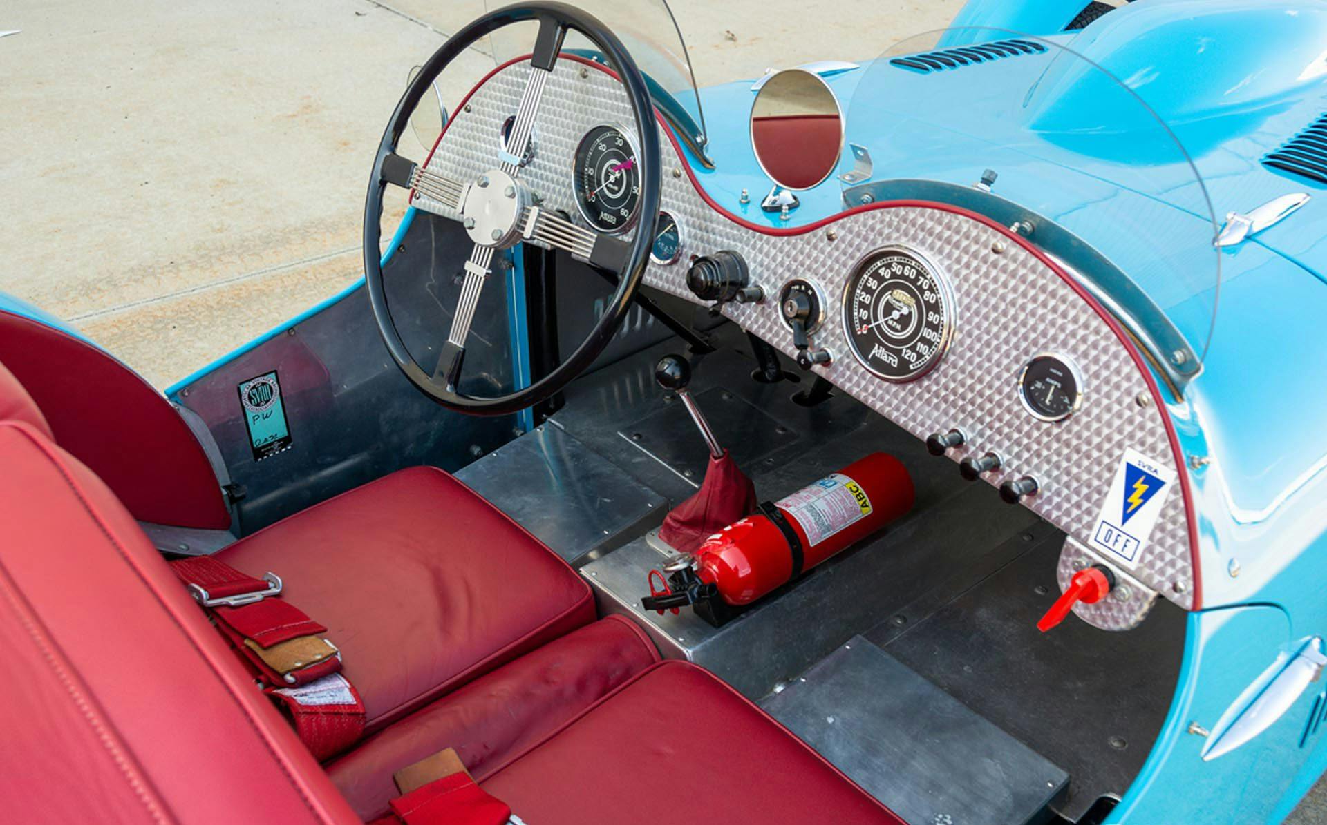 1952 Allard J2 Roadster interior