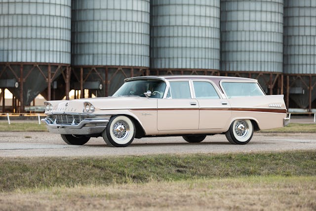1957 Chrysler New Yorker Town & Country Station Wagon front three-quarter
