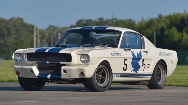 1965 Shelby GT350R Fastback front three-quarter