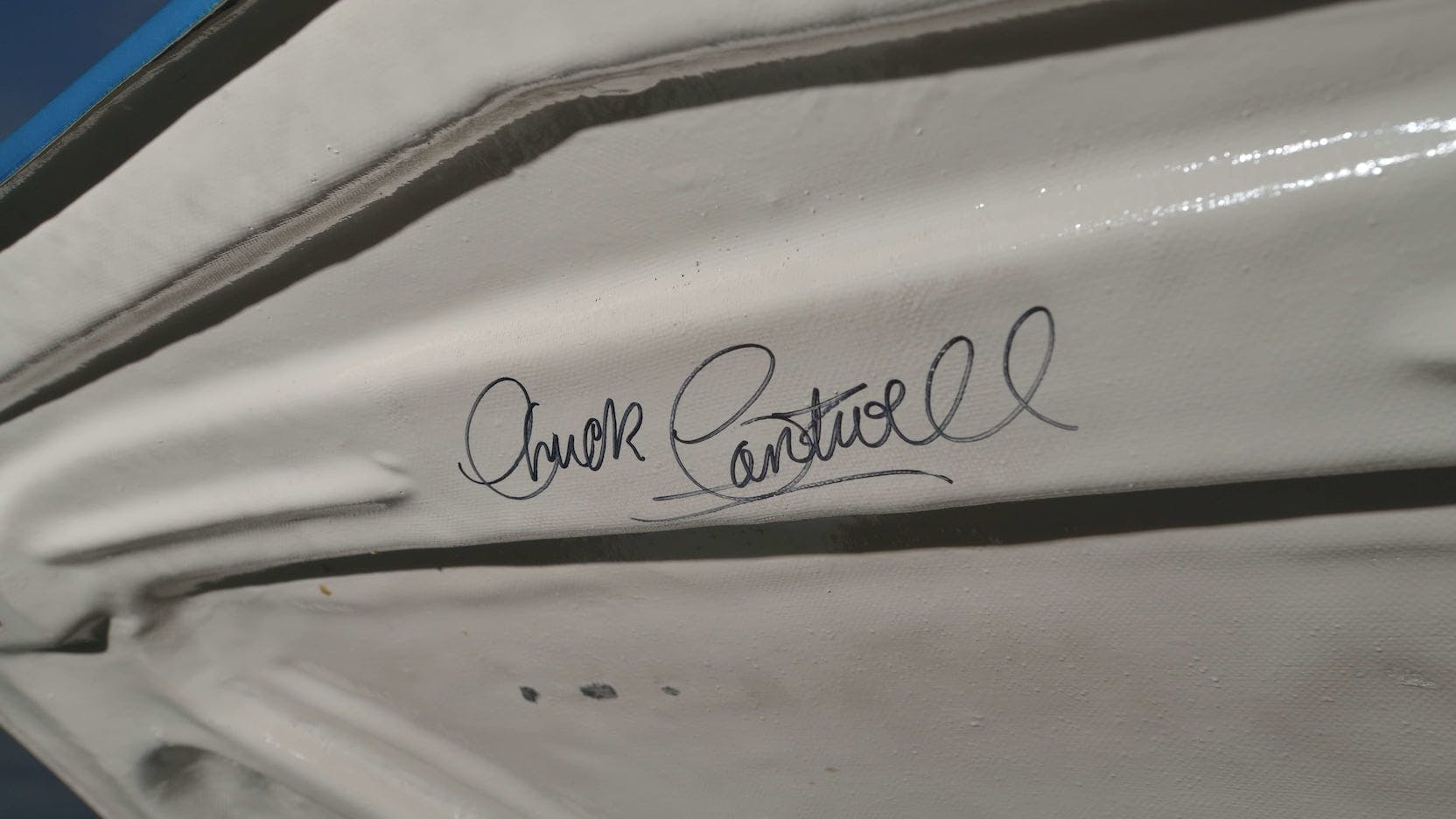 Shelby GT350R Fastback hood autograph
