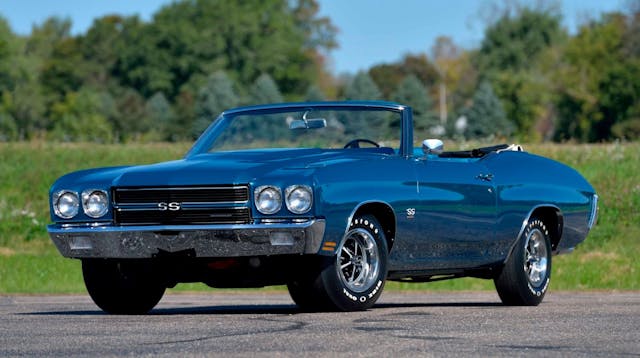 1970 Chevrolet Chevelle SS454 LS6 Convertible front three-quarter