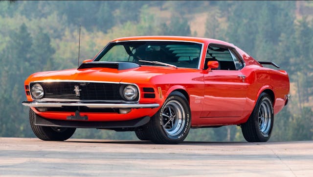 1970 Ford Mustang Boss 429 front three-quarter