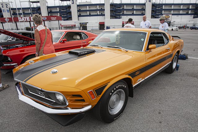 1970 Mustang Mach 1 front three-quarter