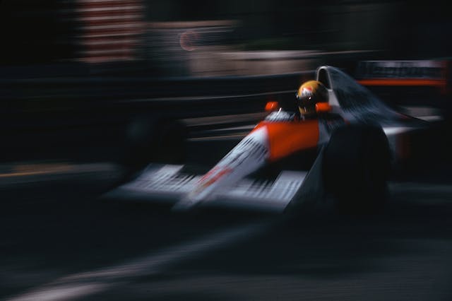 Ayrton Senna Grand Prix Of Monaco dynamic action