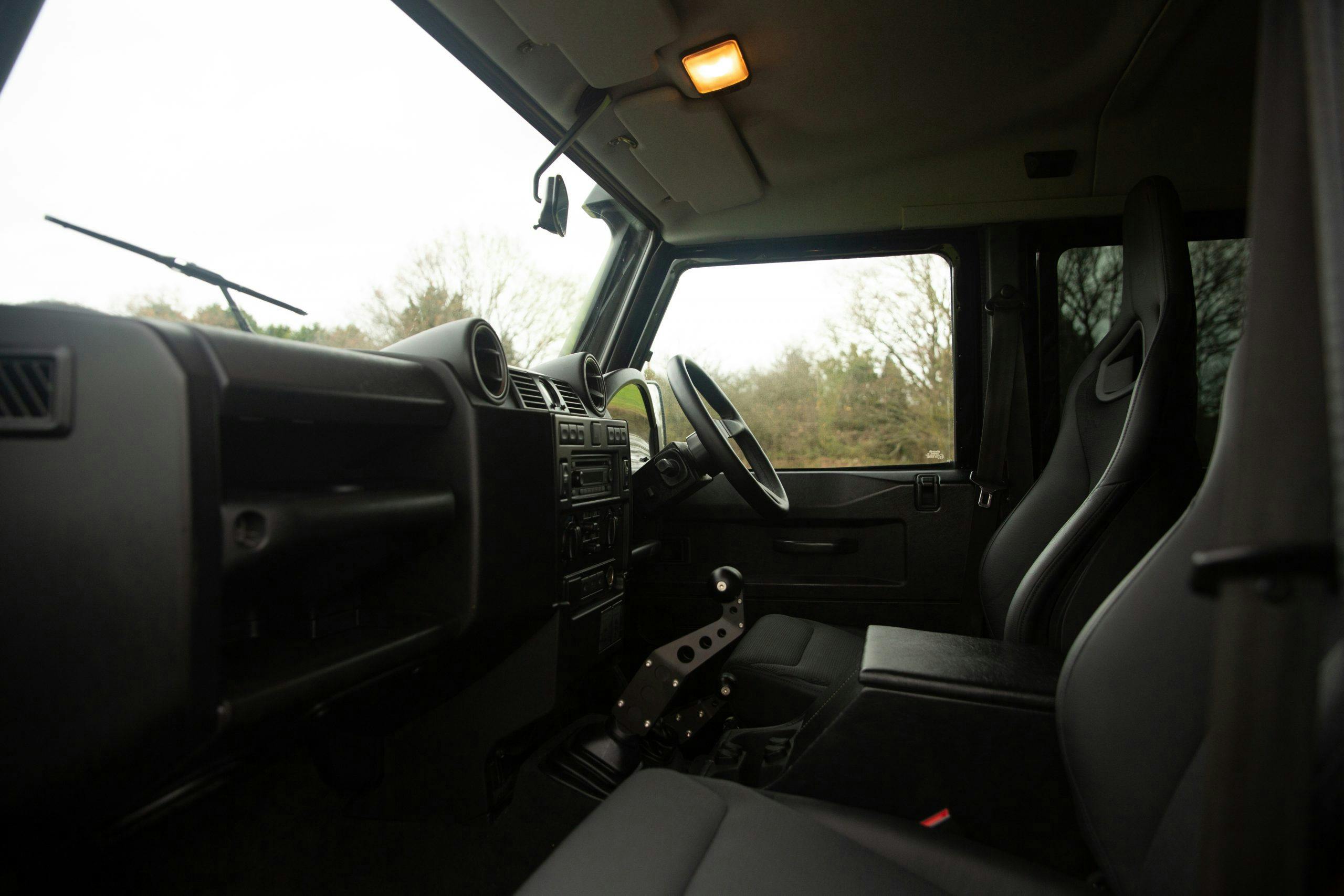 Land Rover Defender SVX Spectre interior