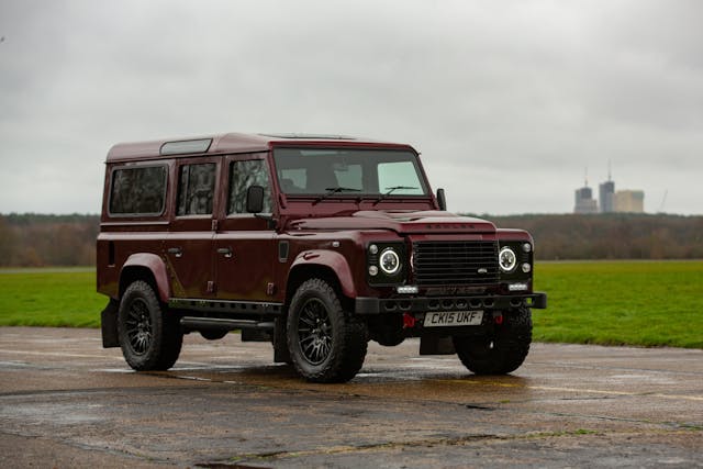 Land Rover Defender 110 Landmark XS front three-quarter