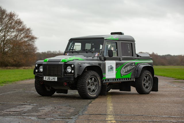 Land Rover Bowler CSP V8 Prototype front three-quarter