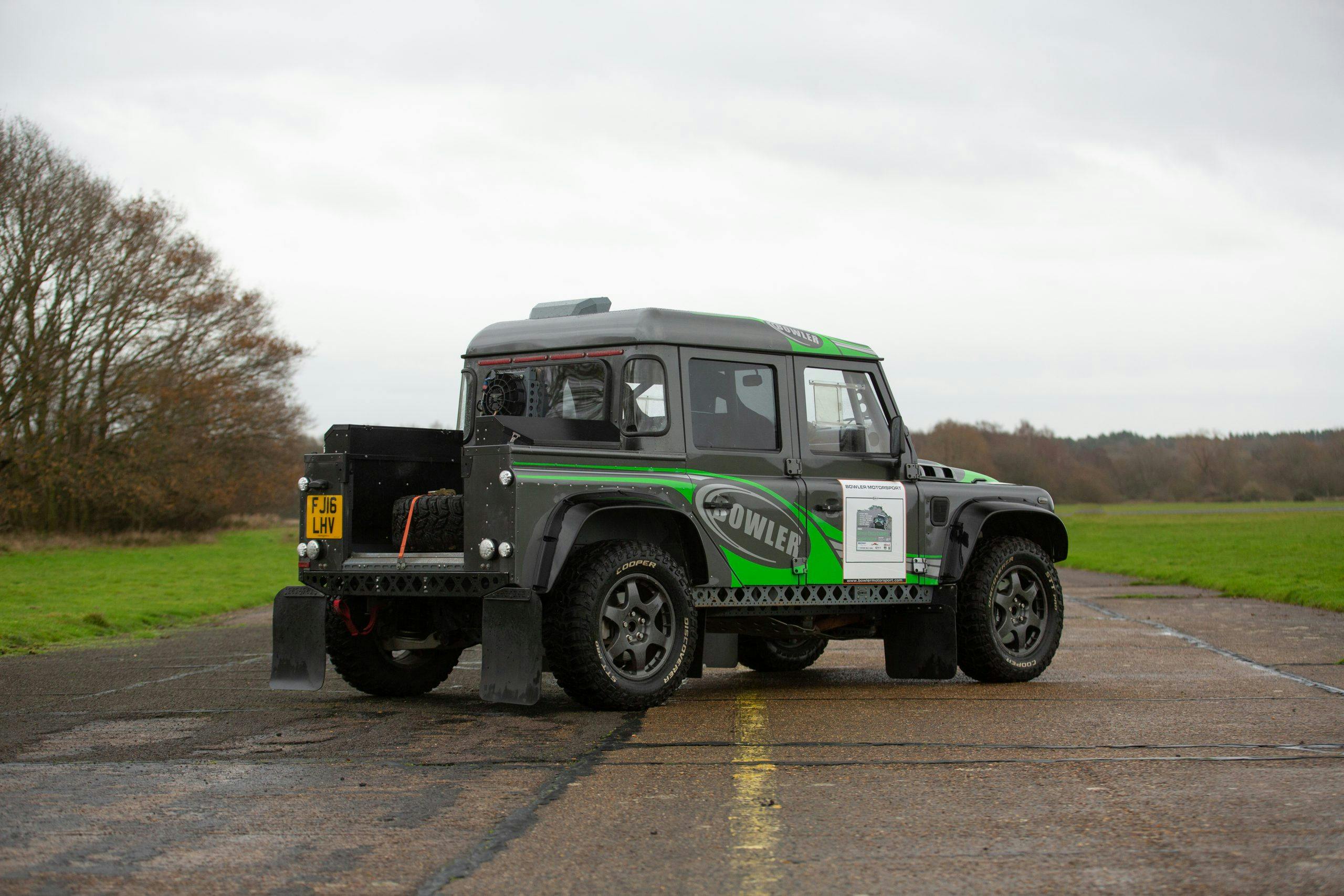 Land Rover Bowler CSP V8 Prototype rear three-quarter