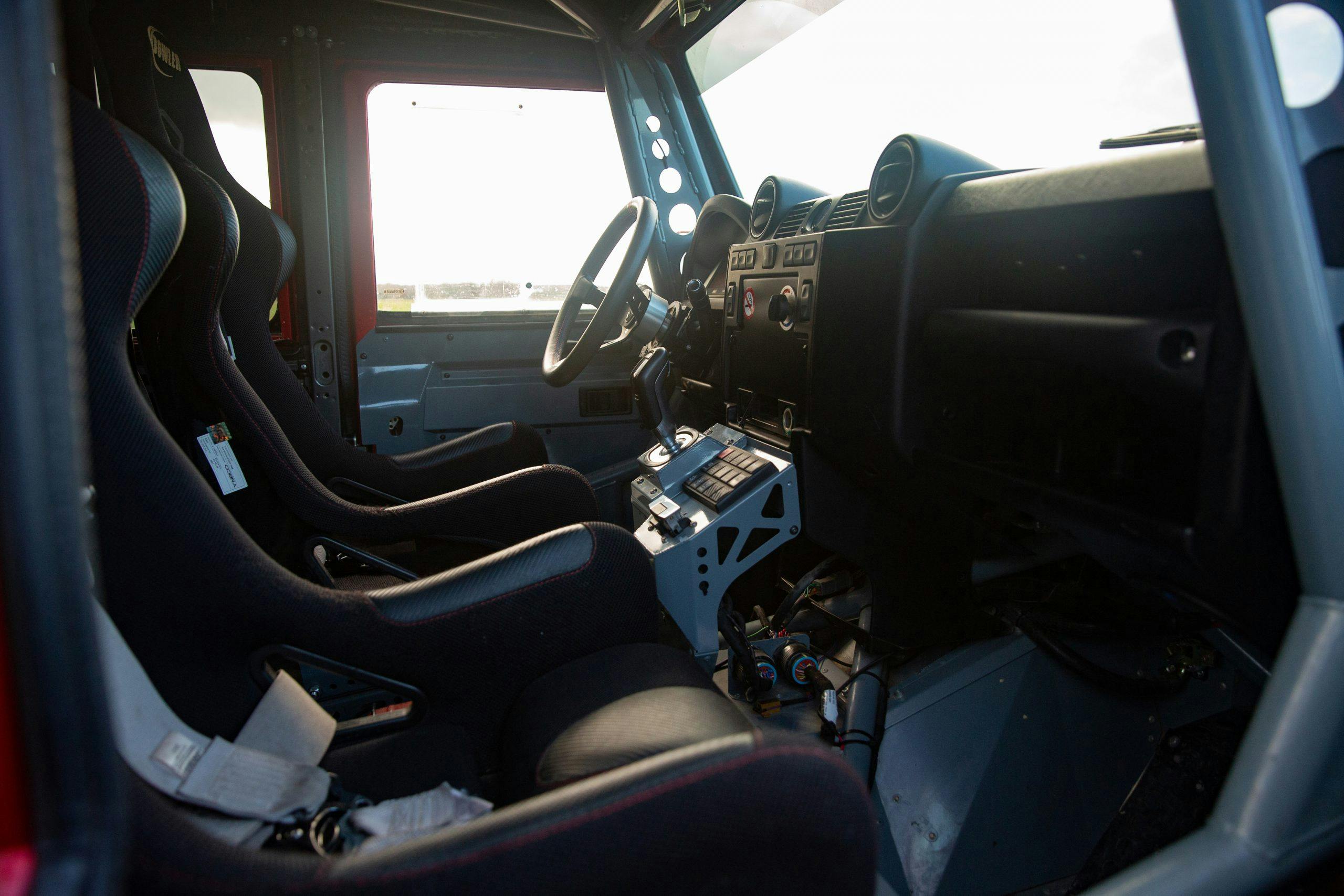 Land Rover Bowler CSP V8 Prototype interior