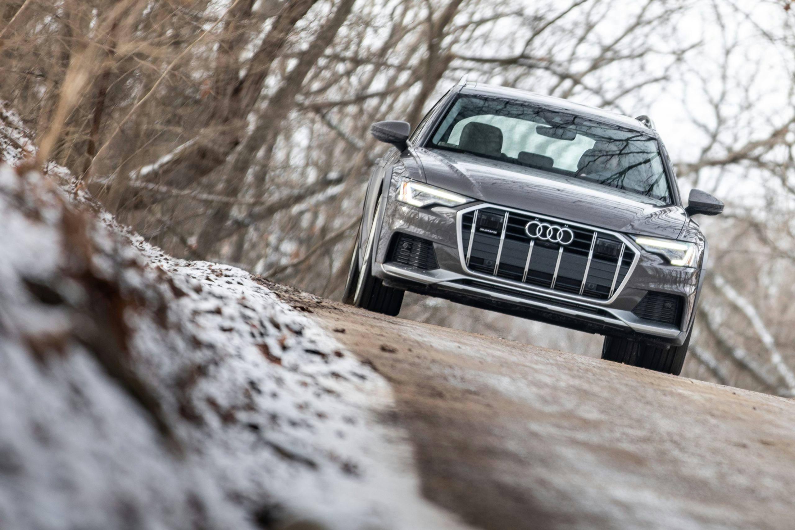 2020 Audi A6 allroad driving head-on