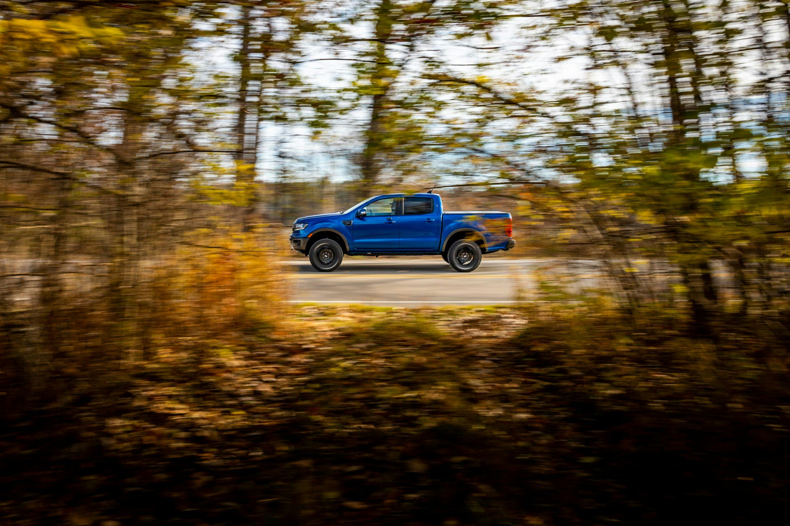 2020 Ford Ranger Lariat CN drivers side driving side shot