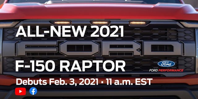 2021 raptor teaser announce date ford f150