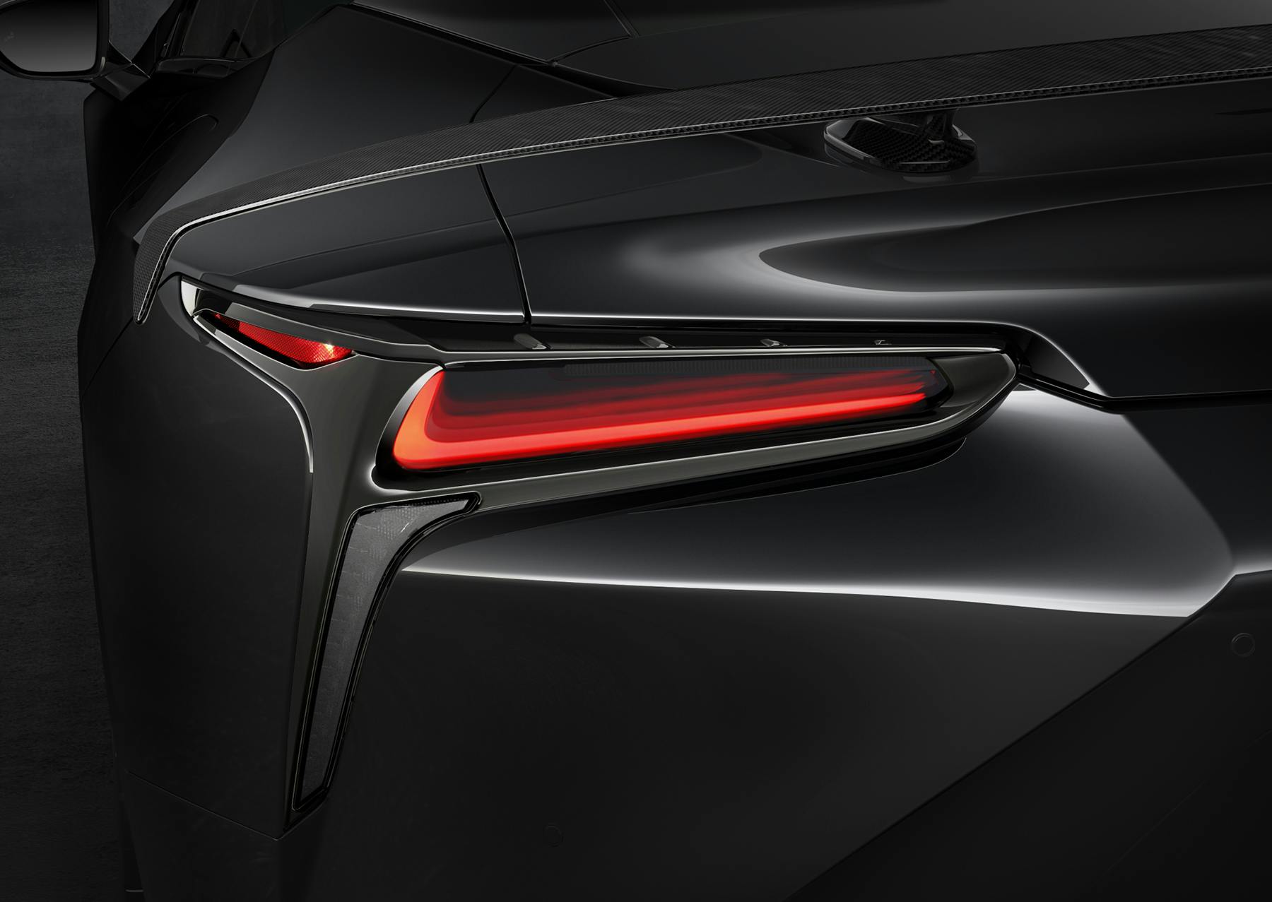 2021 Lexus LC 500 Inspiration Series tail light detail