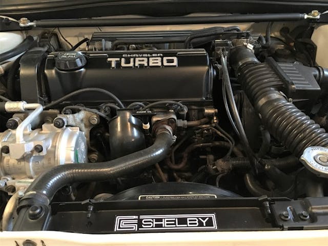 1989 Chrysler LeBaron GTC convertible engine