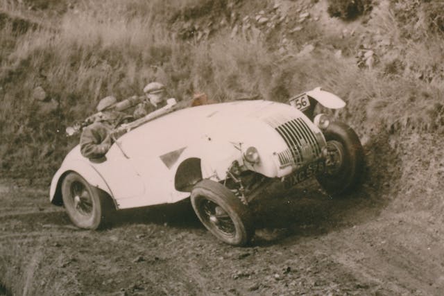1946 Allard J1 in competition action