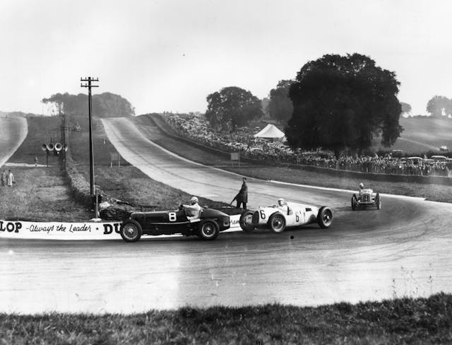 Bernd Rosemeyer Donington Grand Prix action