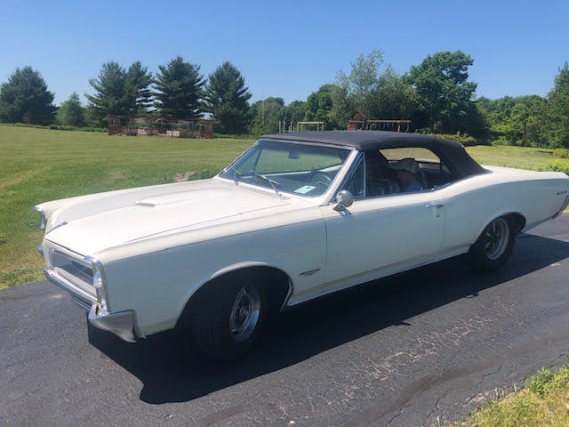 GTO convertible front three-quarter