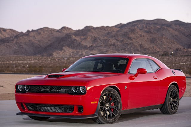 Challenger Hellcat front three-quarter