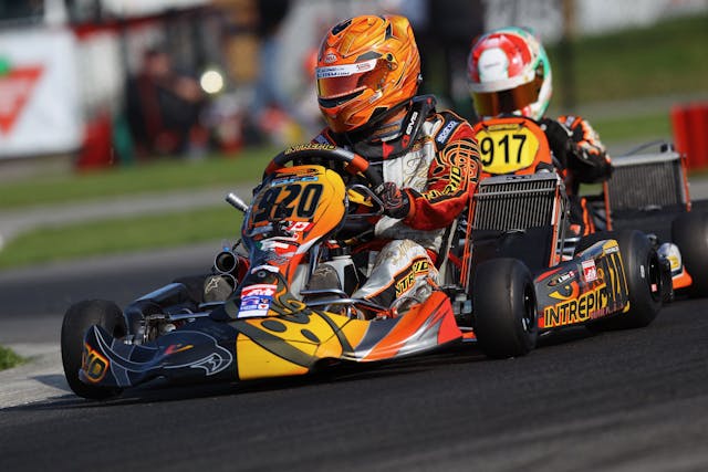 Racing with Autism Austin Riley kart