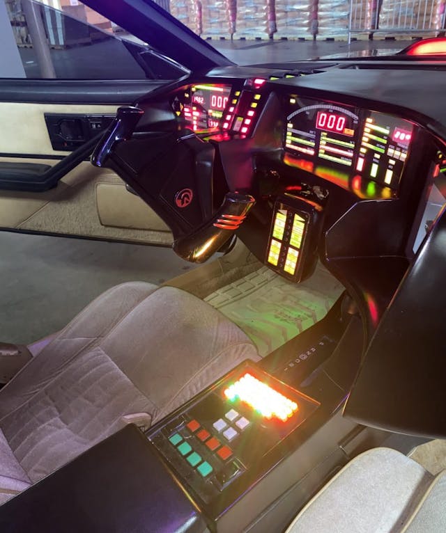 David Hasselhoff Knight Rider Car interior