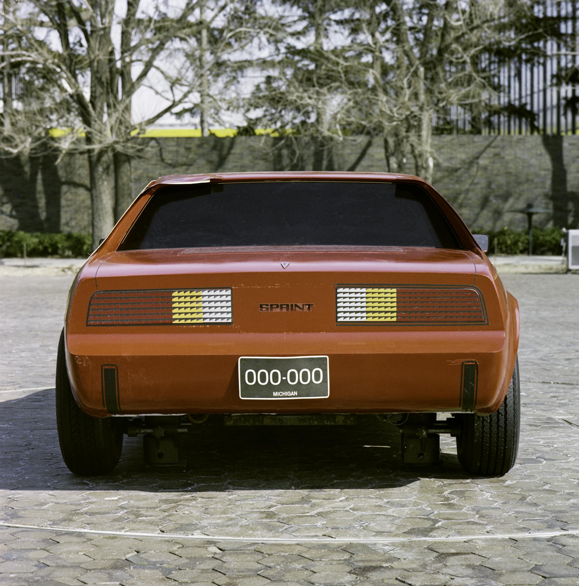 1984 Pontiac P body Fiero rear