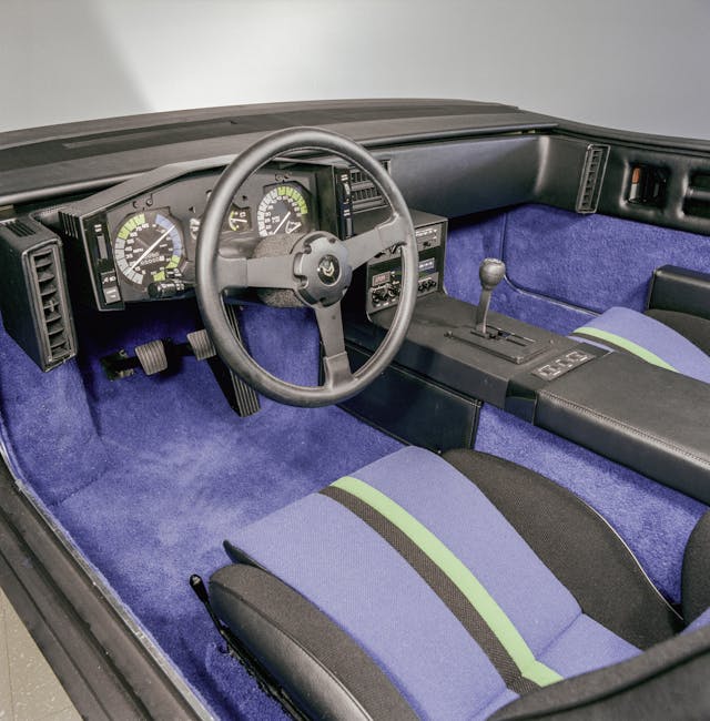 Pontiac P body Fiero development interior