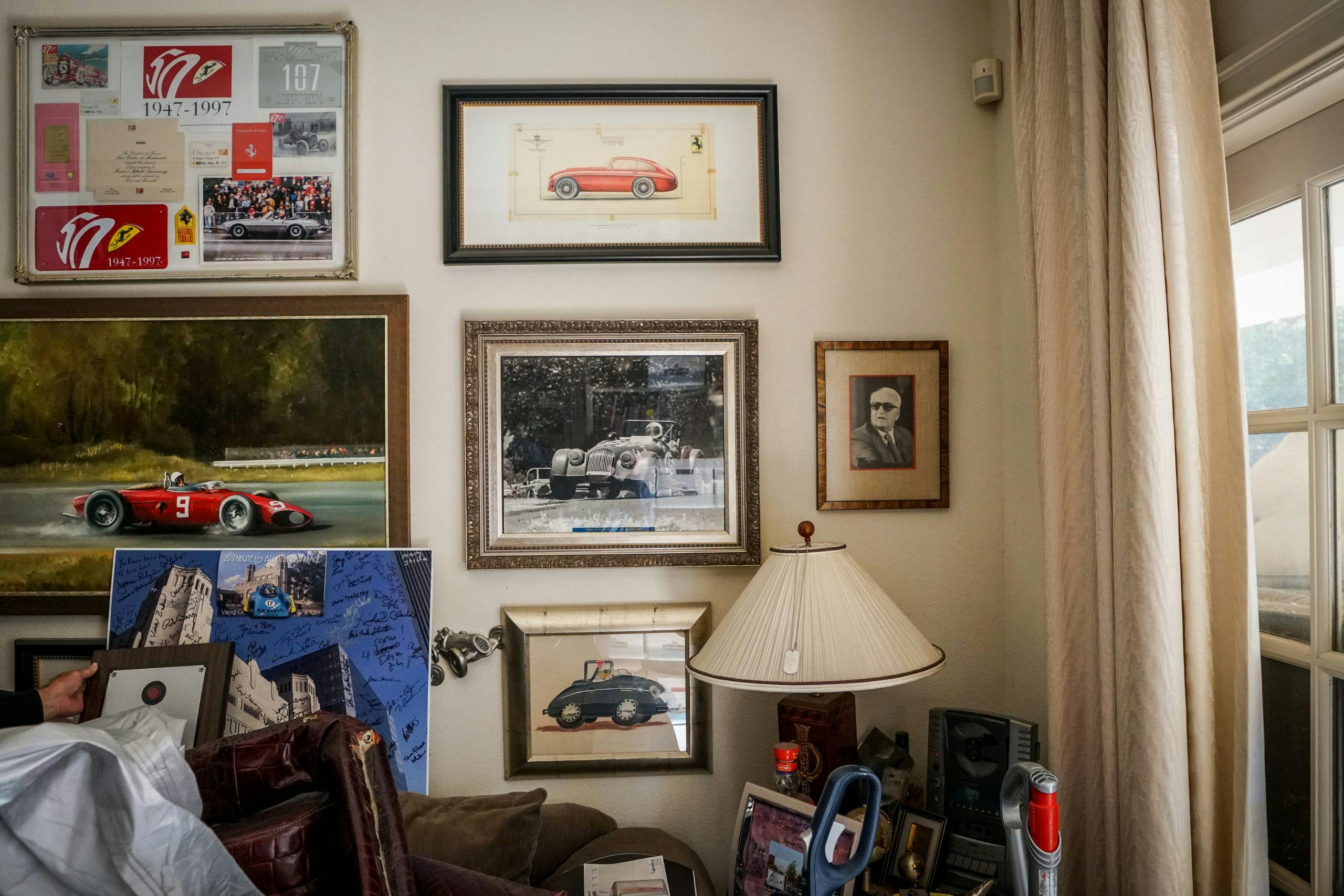 toly arutunoff ferrari pictures framed wall
