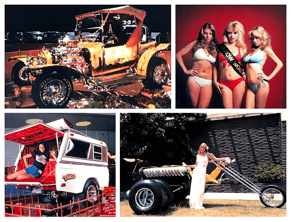 Hollywood Legends Customs and Show Girls collage