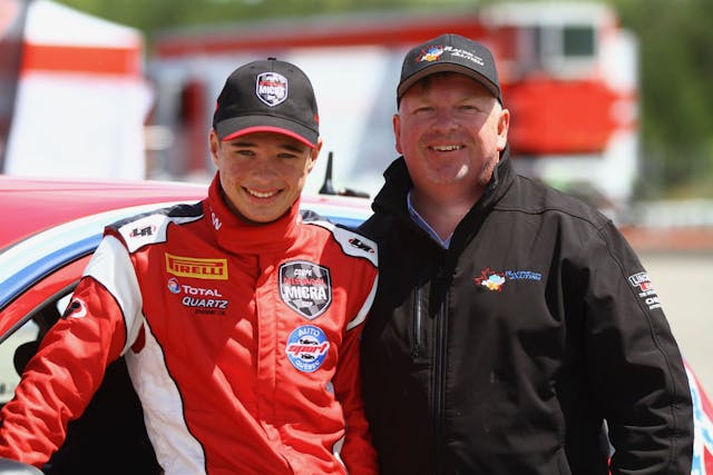 Racing with Autism Austin Riley and father Jason