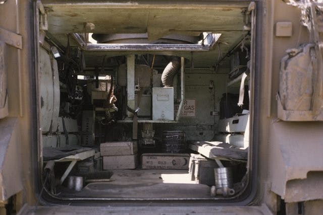 M113 Inside Cargo Area