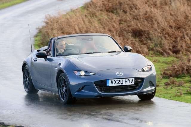 Mazda MX-5 R-Sport front three-quarter action