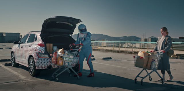 Hyundai Kona N Groceries