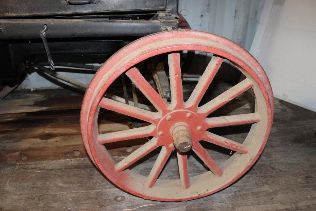 Shaw Model T Conversion Tractor front wheel